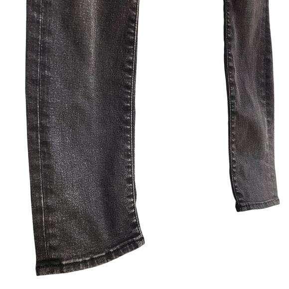 R13 Jenny Mid-Rise Skinny Stretch Ankle Jean in Black Country Size 26 - Picture 3 of 8